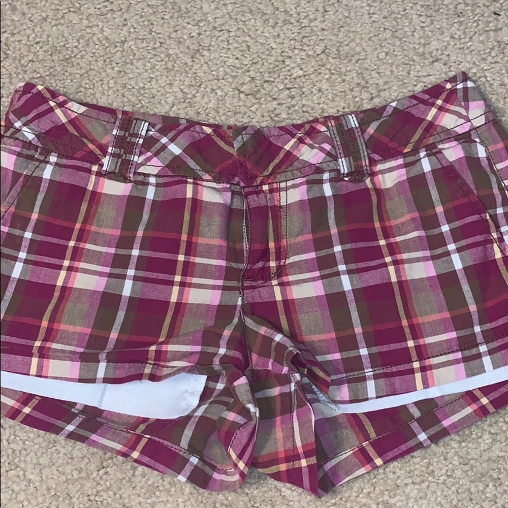 Plaid Tight shorts
